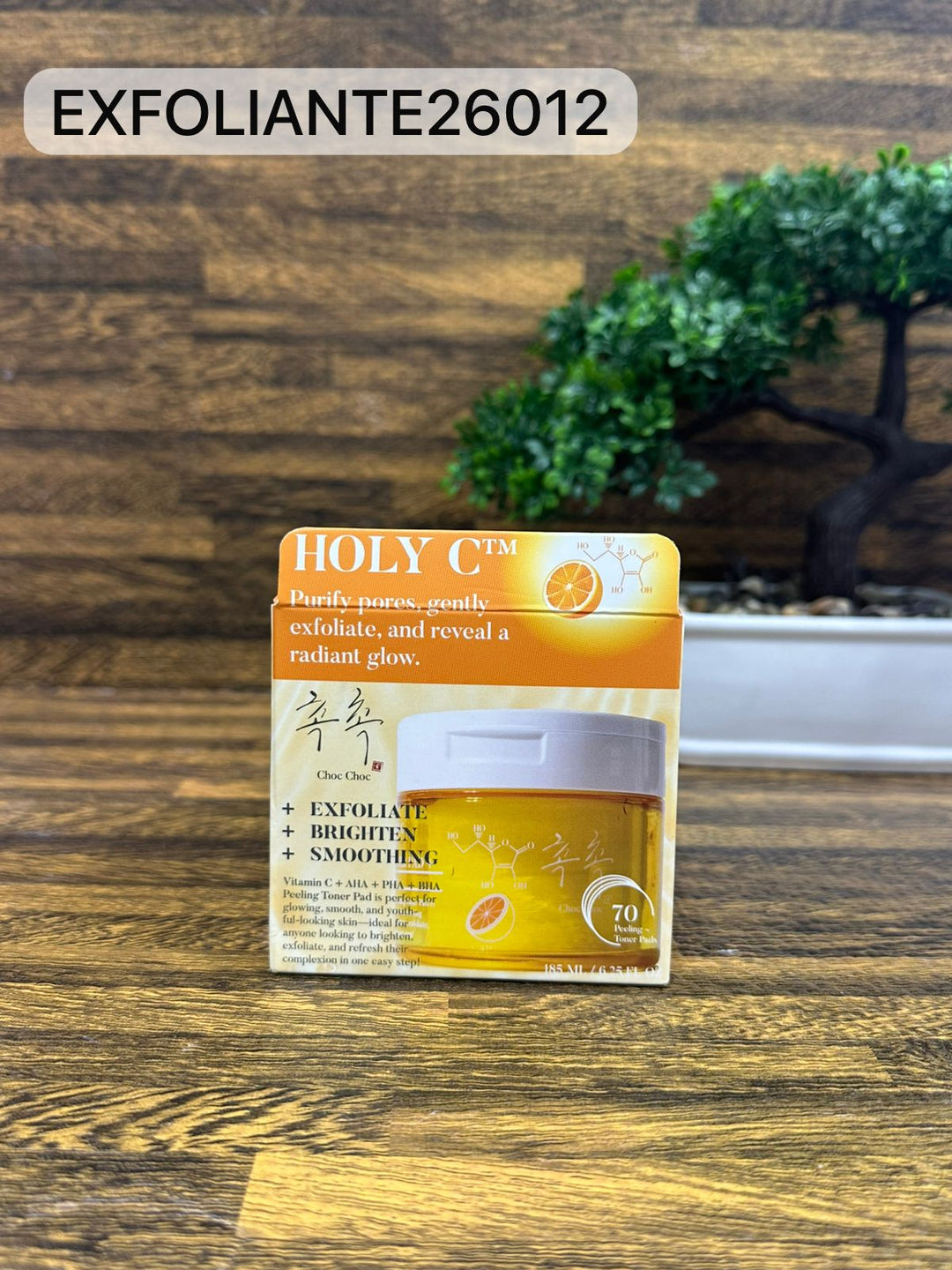 ADOROHOLY C EXFOLIANTING TONER PAD