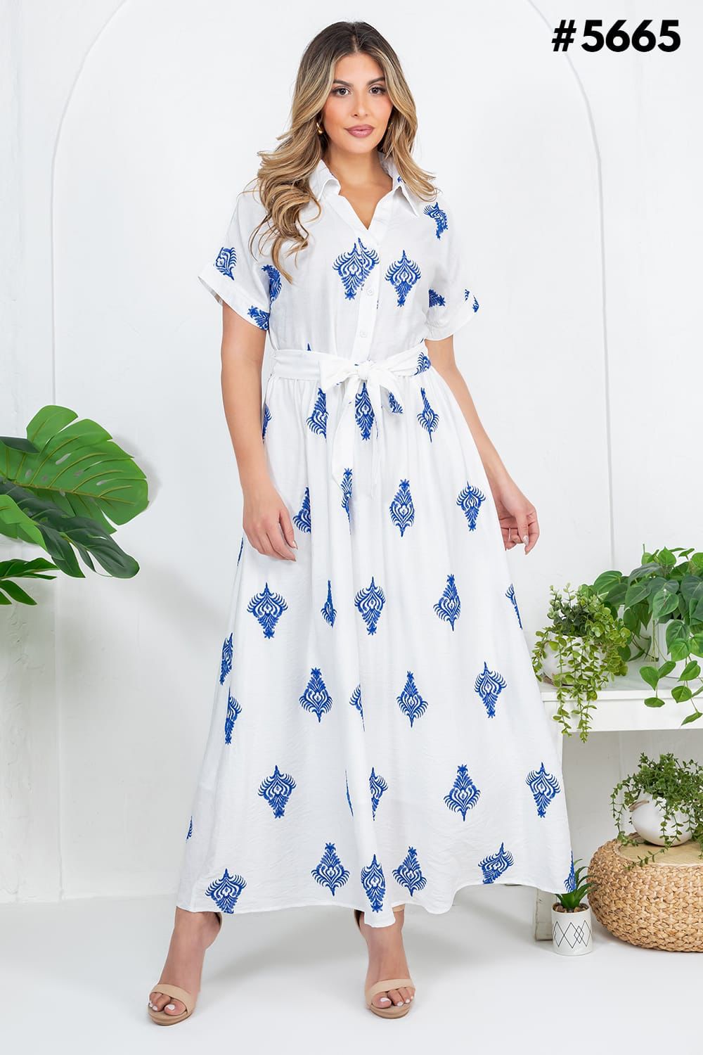 VESTIDO FASHION SPACE BORDADOS