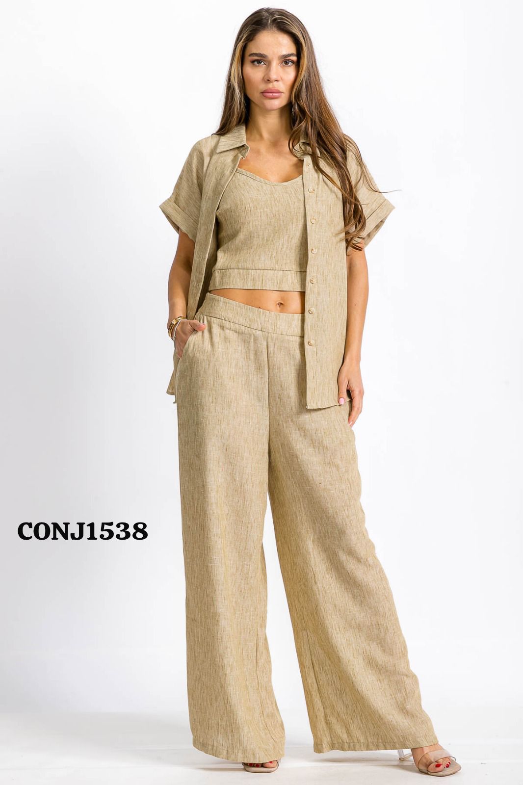 CONJUNTO LA REINA 3 PIEZAS USA P/DAMA