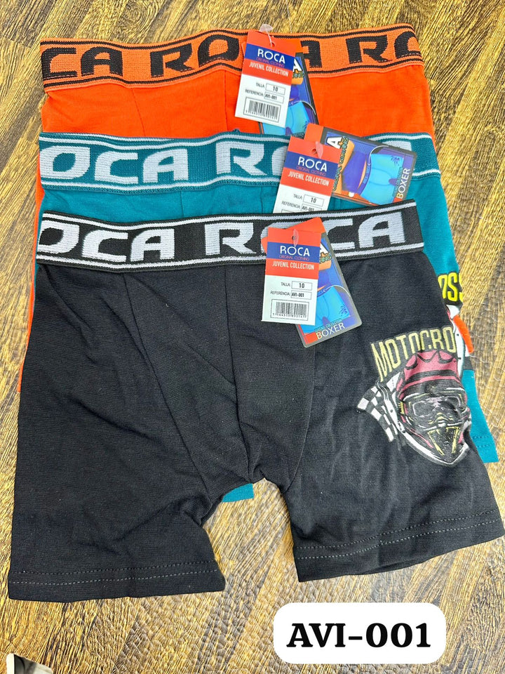 BOXER ROCA P/ NIÑO 3/ 1