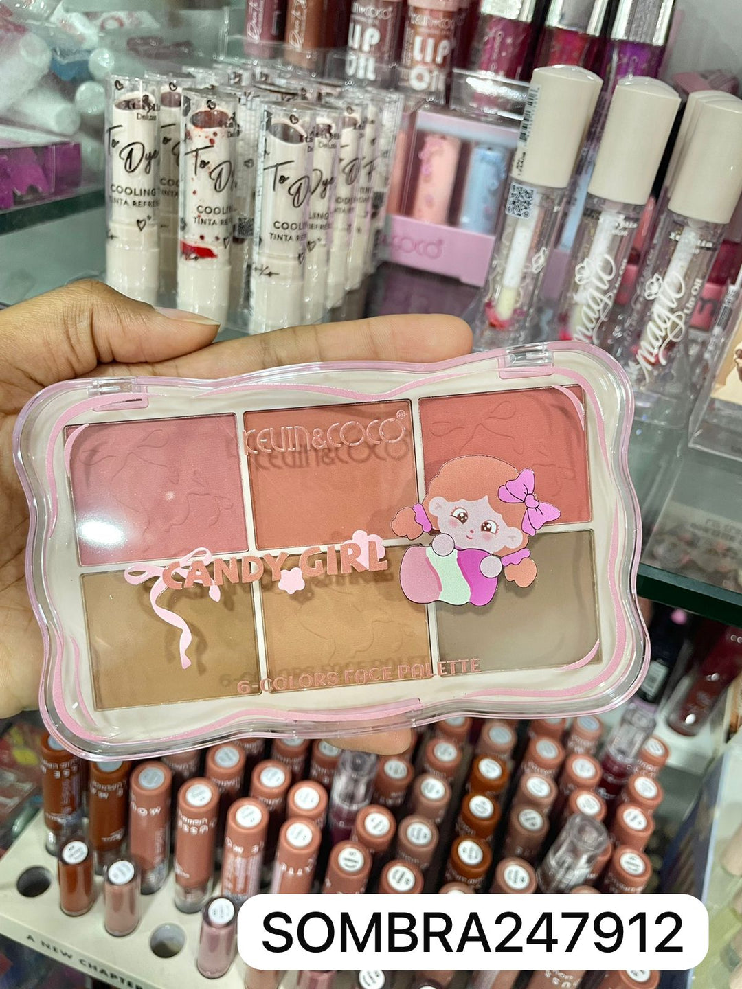 KEVING  &  COCO CANDY GRIL FACE PALETTE