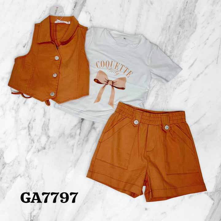 CONJUNTO SHORT P/N FASHION HOUSE