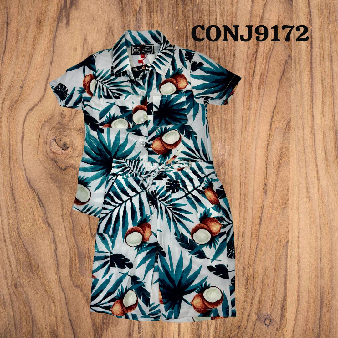 CONJUNTO P/ NIÑO BERMUDA Y CAMISA