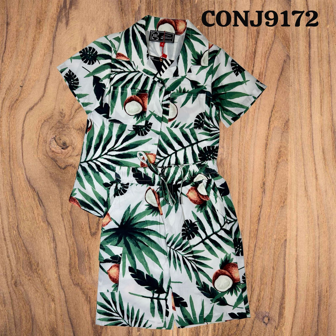 CONJUNTO P/ NIÑO BERMUDA Y CAMISA