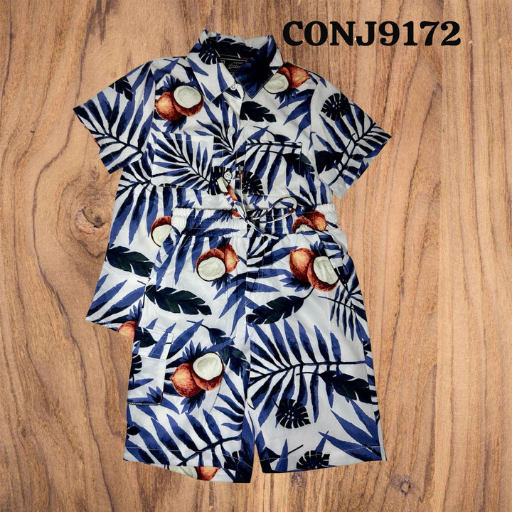 CONJUNTO P/ NIÑO BERMUDA Y CAMISA
