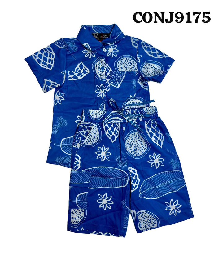 CONJUNTO P/ NIÑO BERMUDA Y CAMISA
