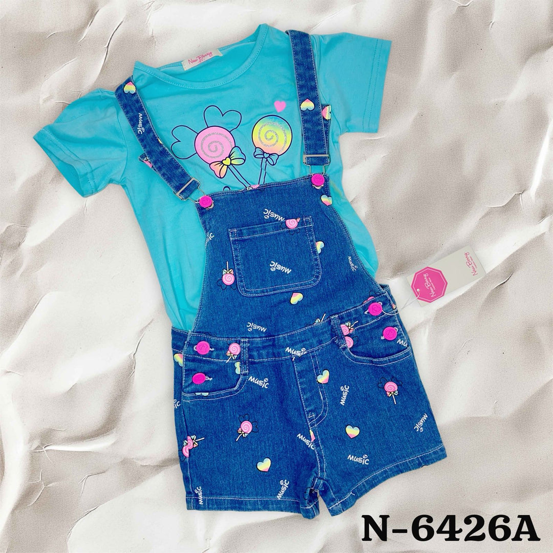 CONJUNTO OVERALL P/NIÑA NEW BERRY 2-8