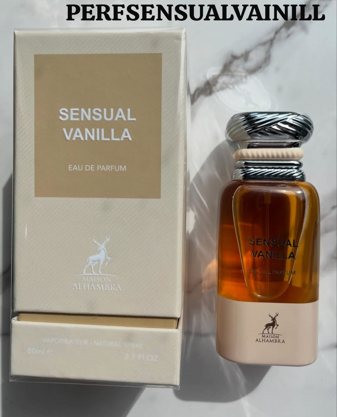 PERFUME MAISON  ALHAMBRE  SENSUAL VAINILLA