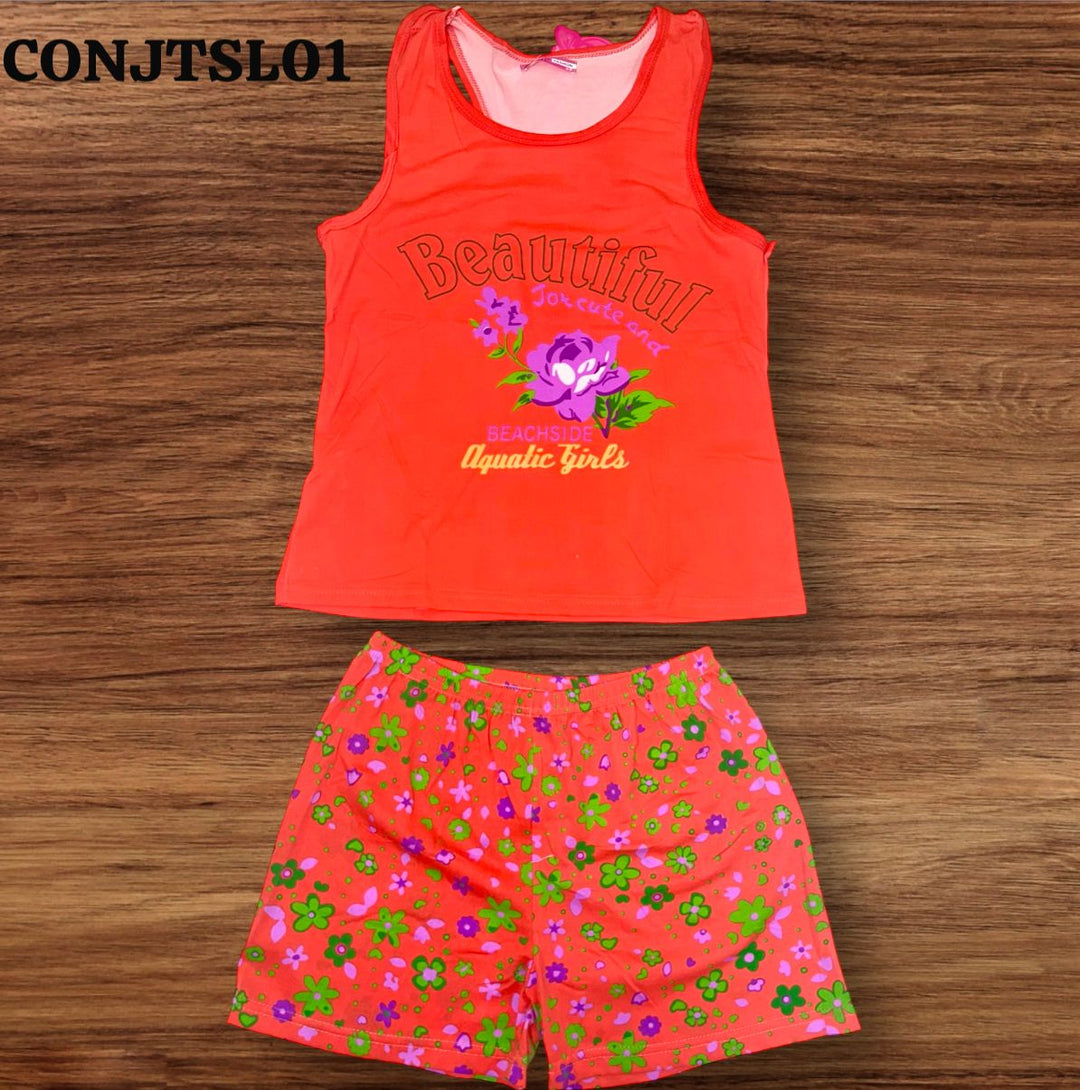 PIJAMA CORTA CISNE C/ SERIG