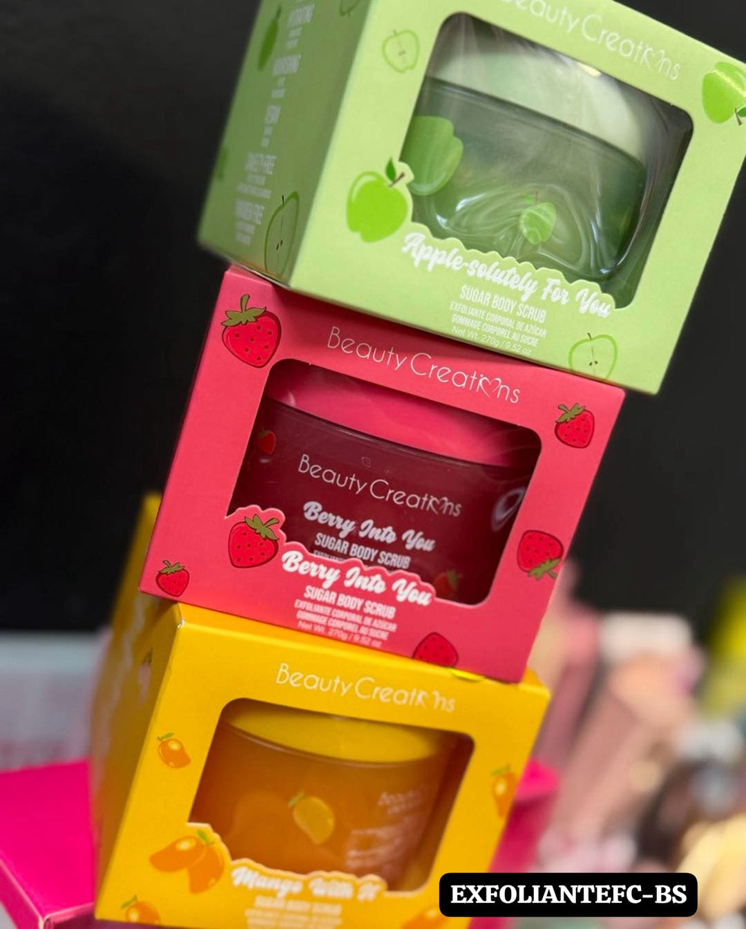 BEUATY  C FRUITY  COLLECTION  BODY SCRUB
