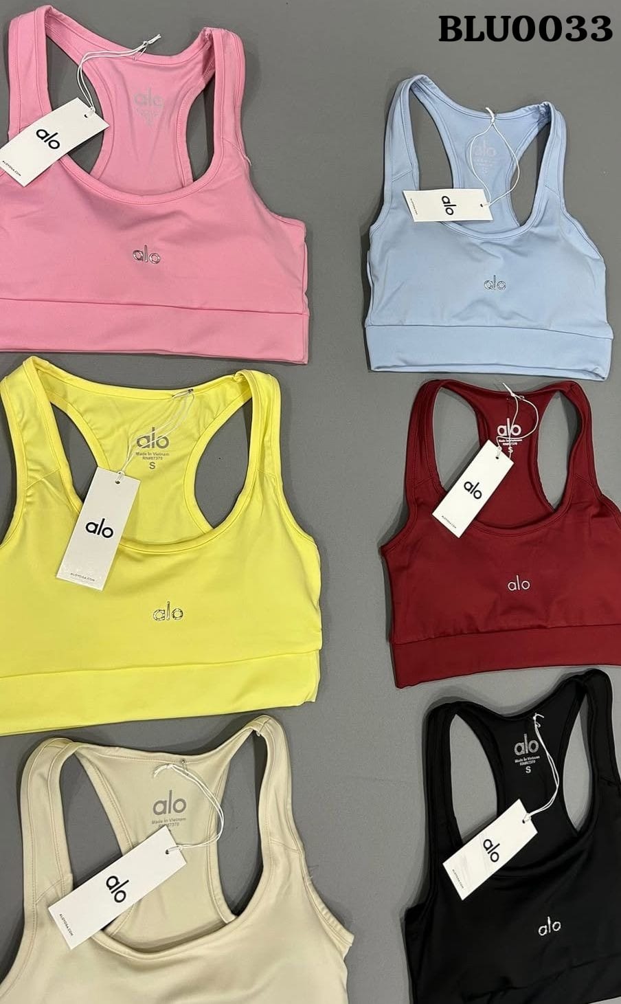 BLUSA TOP SPORT GYM ALO