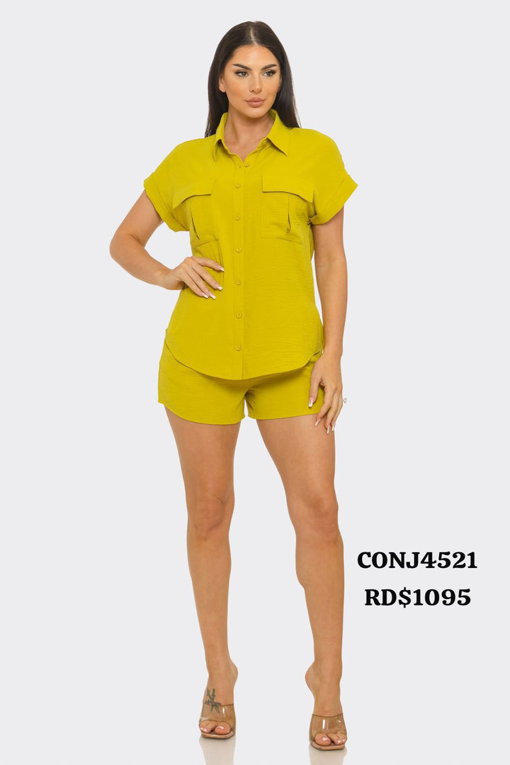 Conjunto Camisa y Short Julia USA