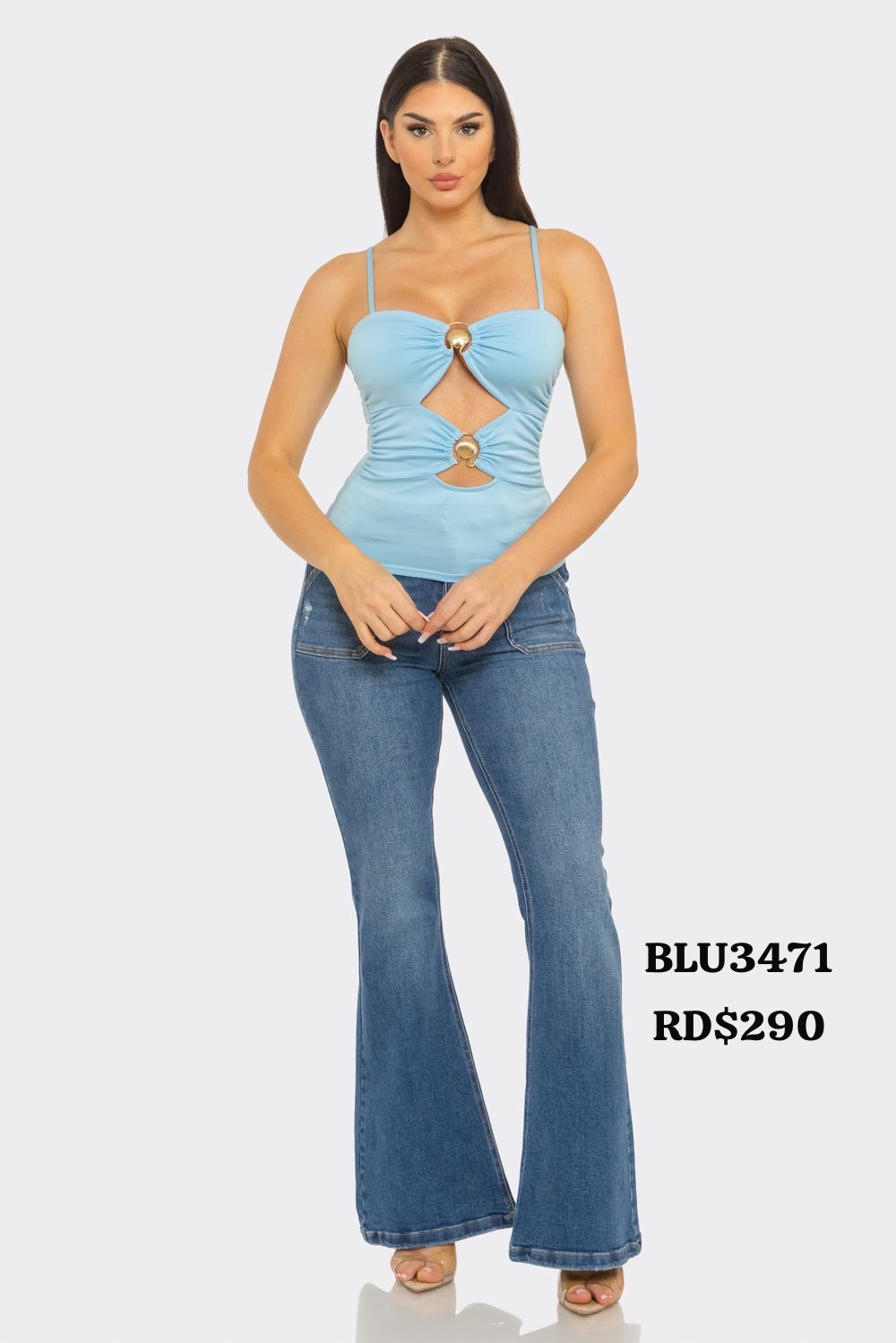 Blusa Sexy Cut Out Bombshell