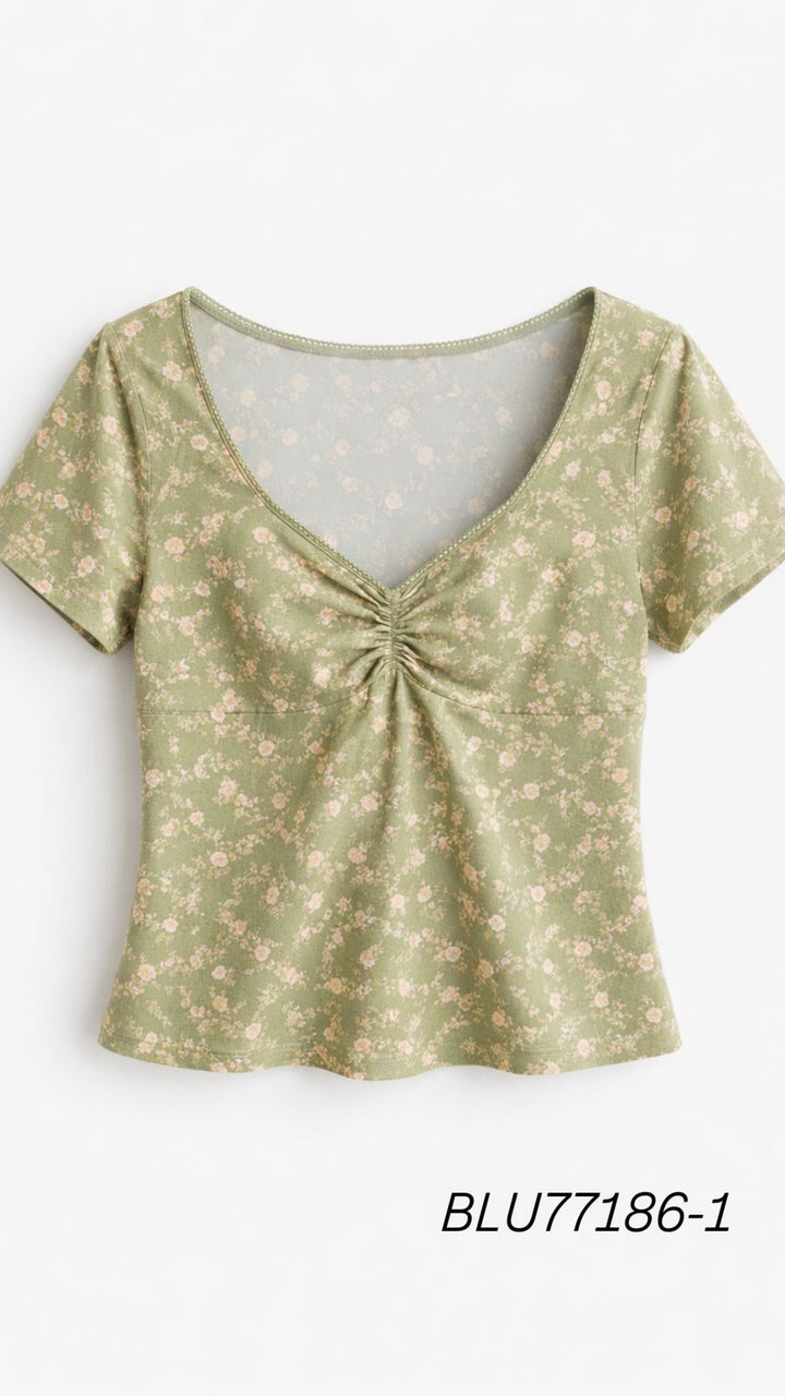 Blusa ambiance floral