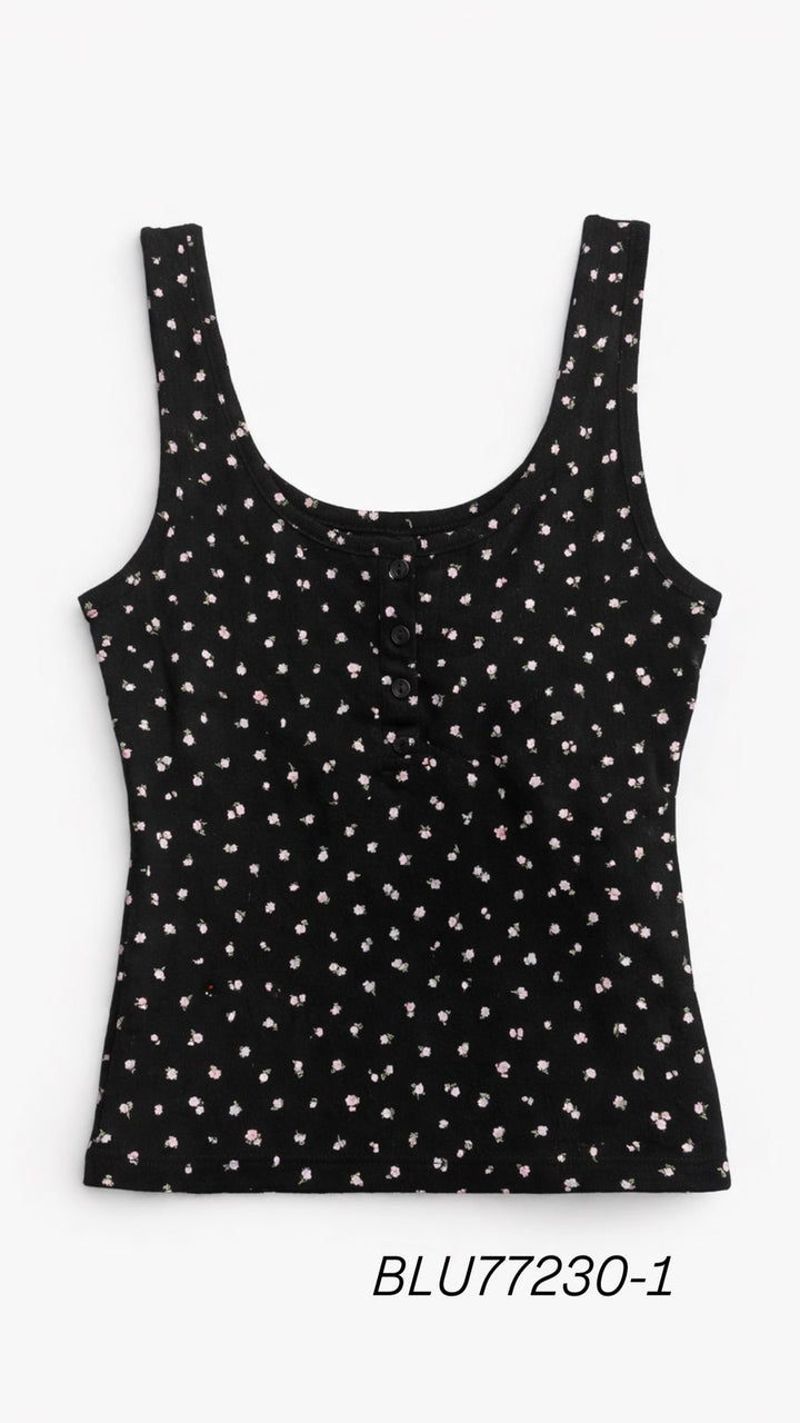 Blusa ambiance tiros floral