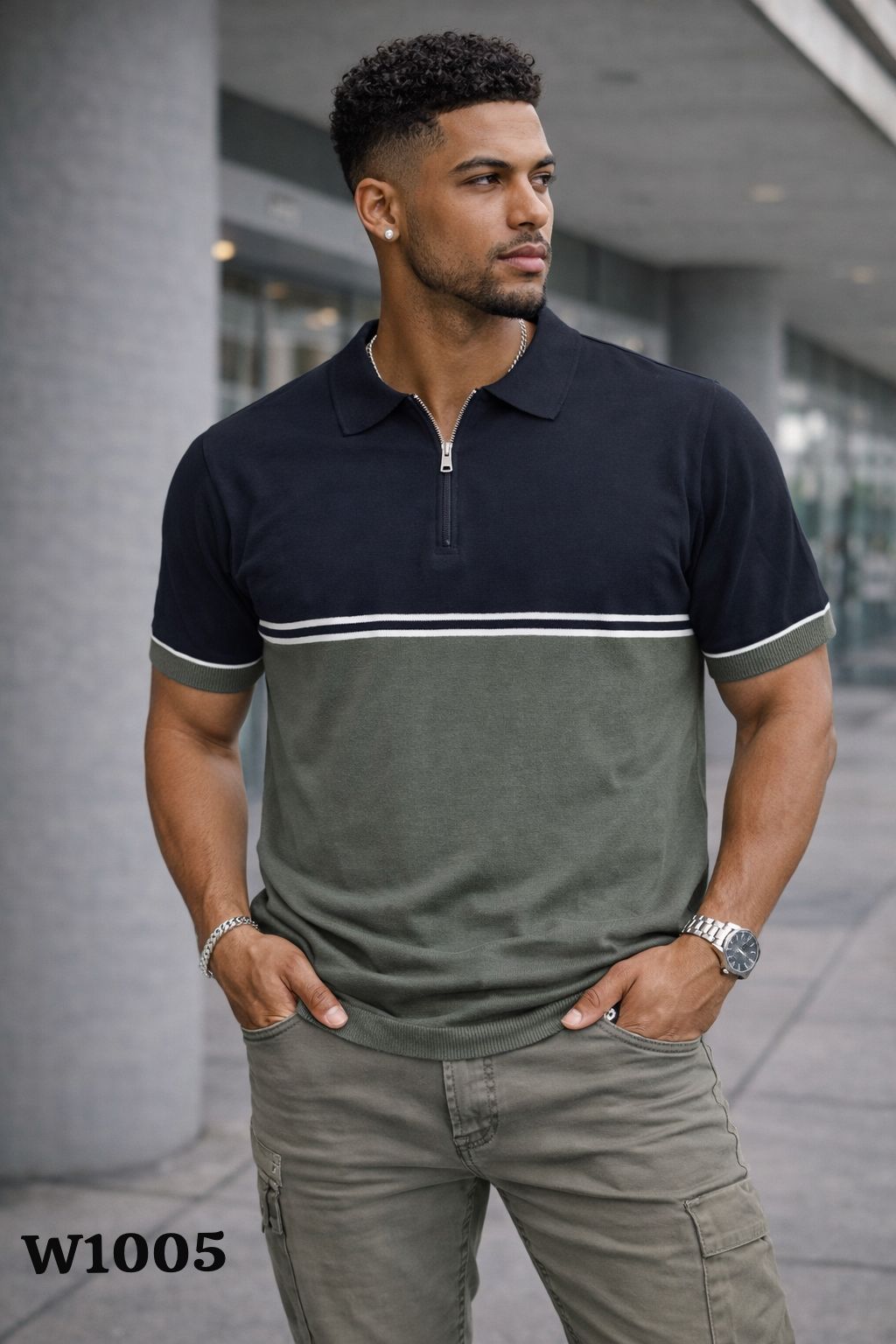 HOMBRE POLO ACRILICO