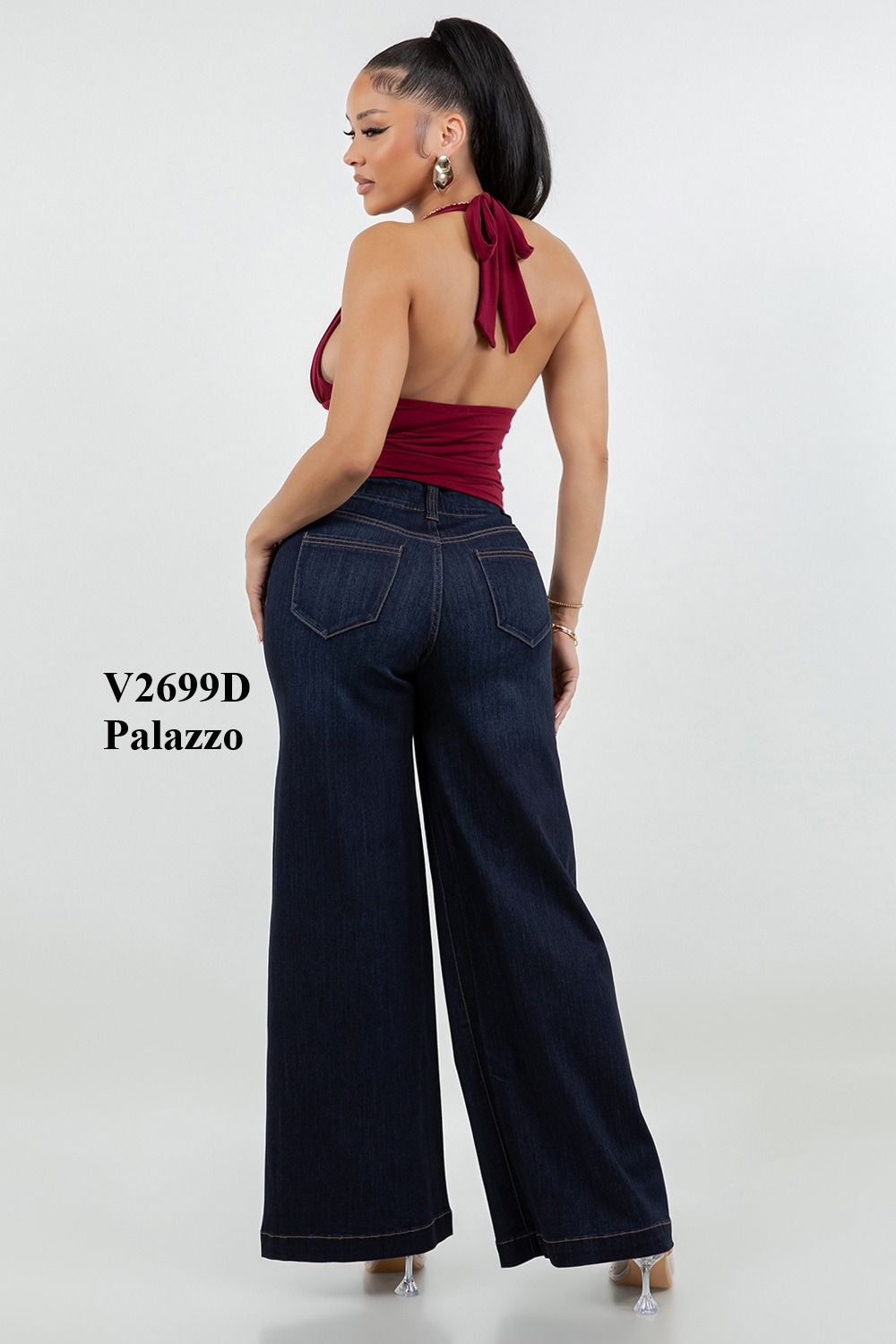 PANTALON ENCORE JEAN USA PALAZZO